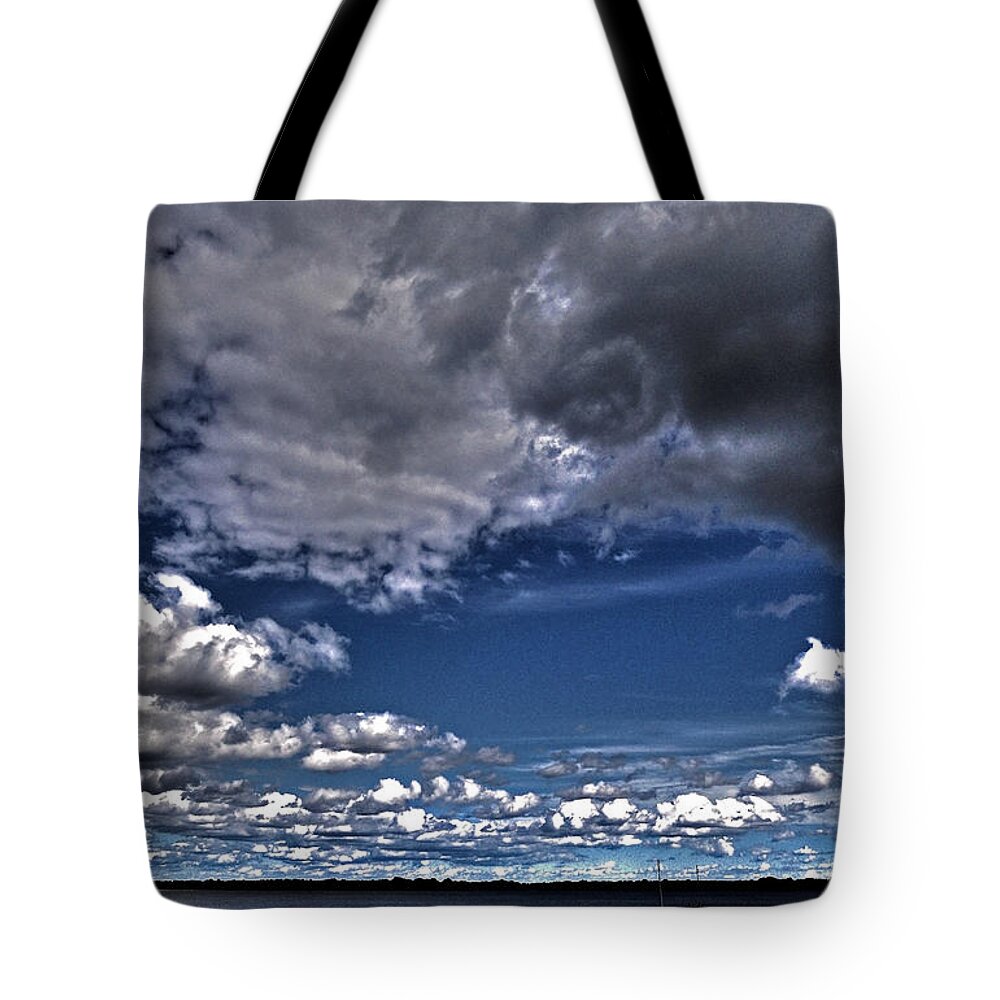 North America Tote Bag featuring the photograph Stormy Clouds ... by Juergen Weiss