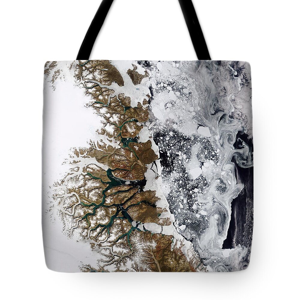 Greenland Tote Bag featuring the photograph Summer Thaw, Greenland by Science Source