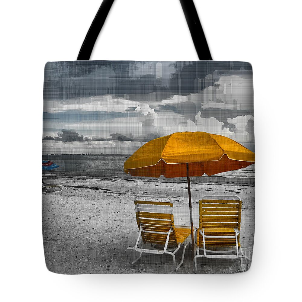 Beach Tote Bag featuring the photograph Summer's End by Jeff Breiman