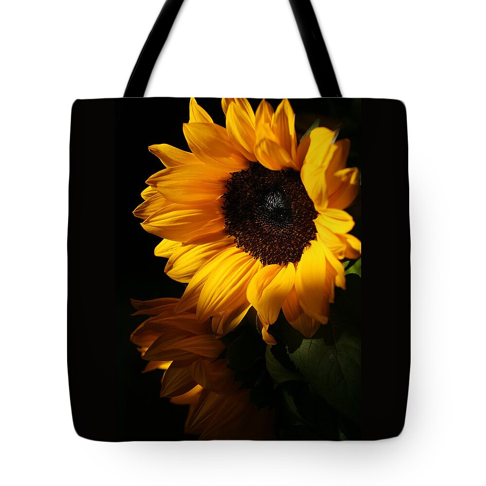 Sunflowers Tote Bag featuring the photograph Sunflowers by Dorothy Cunningham