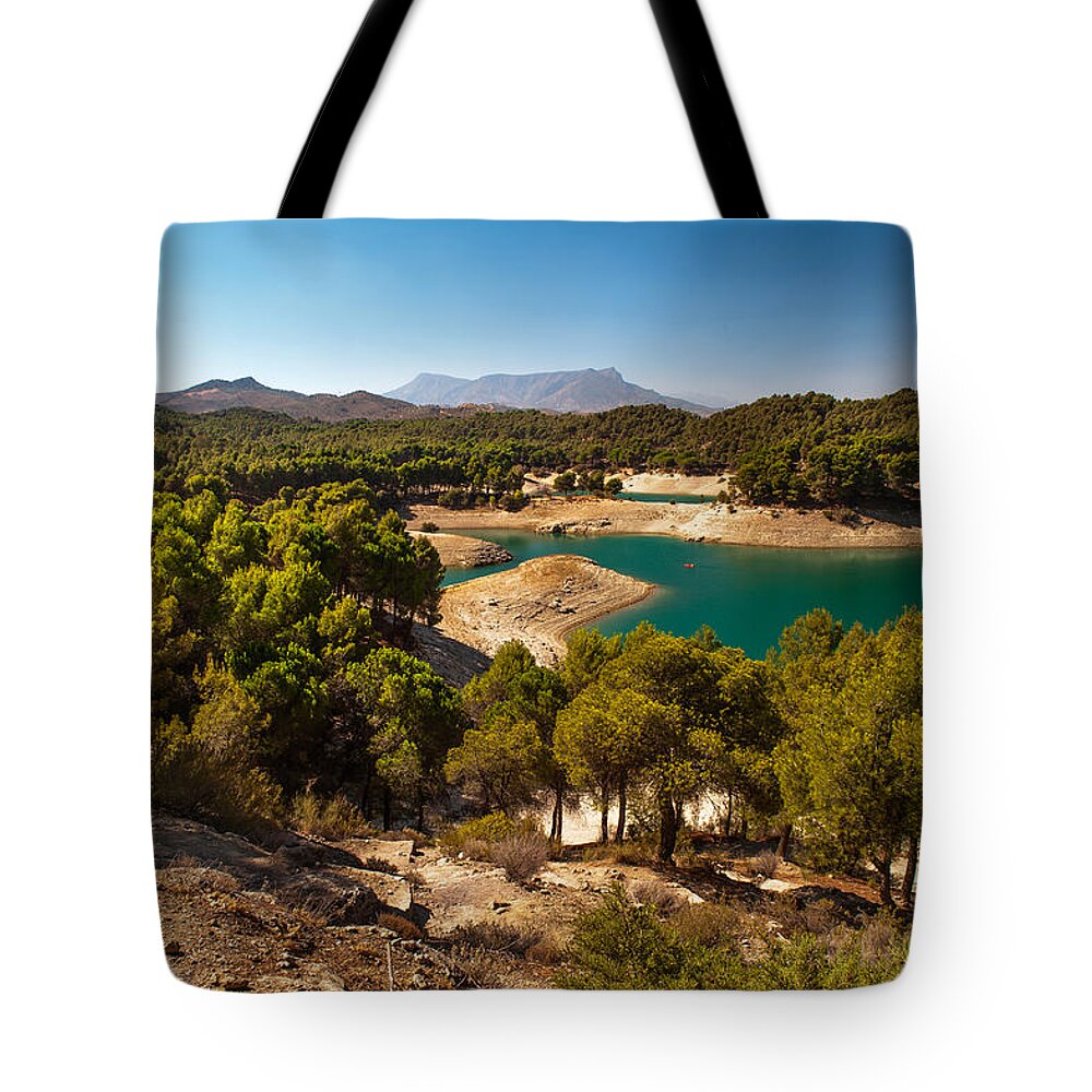 Nature Tote Bag featuring the photograph Sunny Day in El Chorro. Spain by Jenny Rainbow
