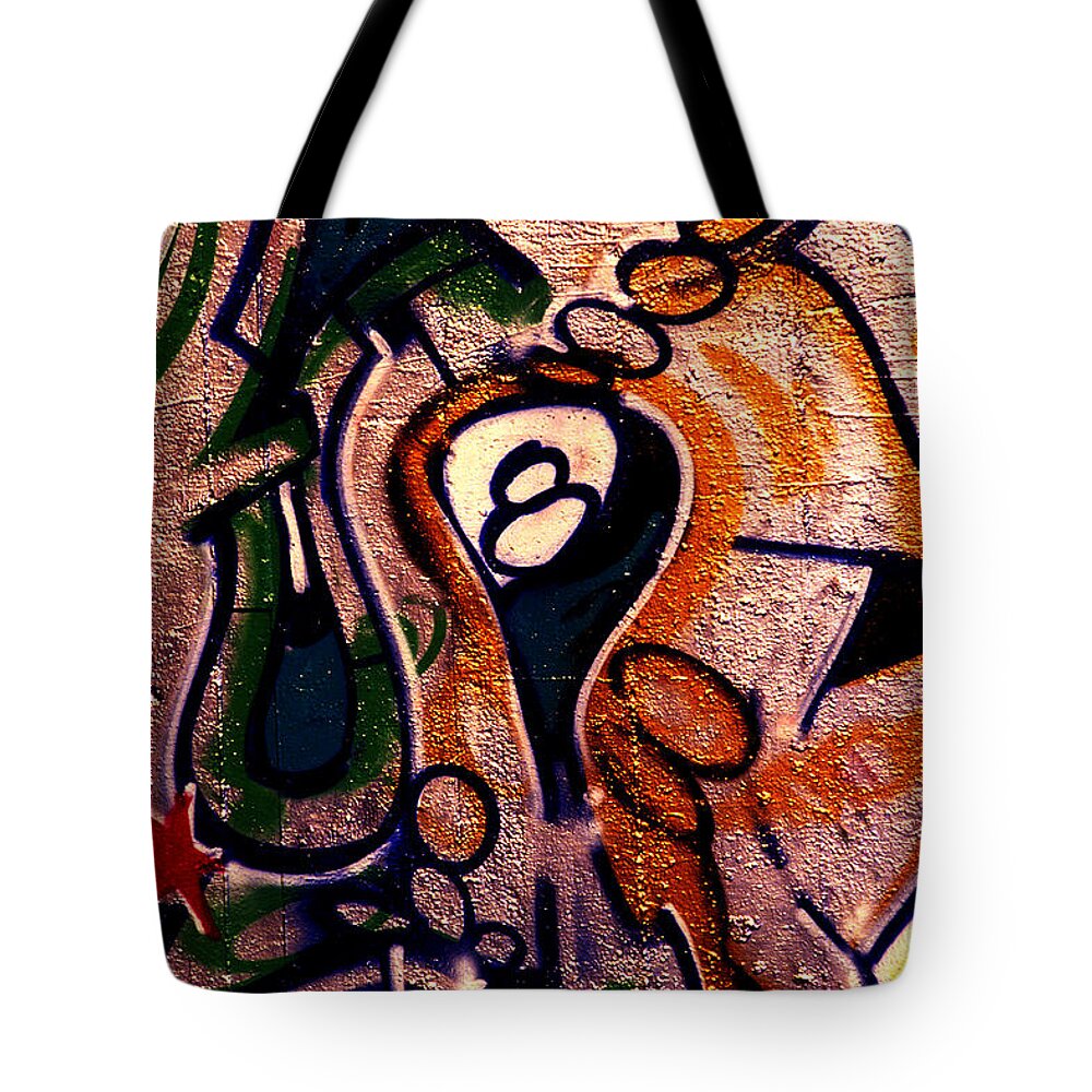 Graffiti Tote Bag featuring the photograph Super 8 by Paul W Faust - Impressions of Light