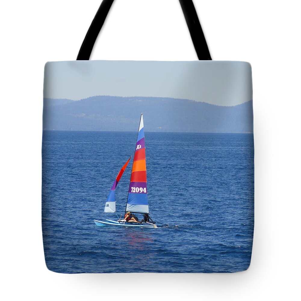 Sail Tote Bag featuring the photograph Tall Sail by Shannon Grissom