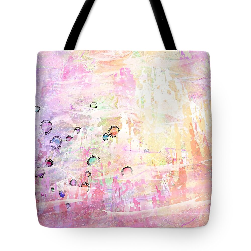 Landscape Tote Bag featuring the digital art The Big Rock Candy Mountains by William Russell Nowicki