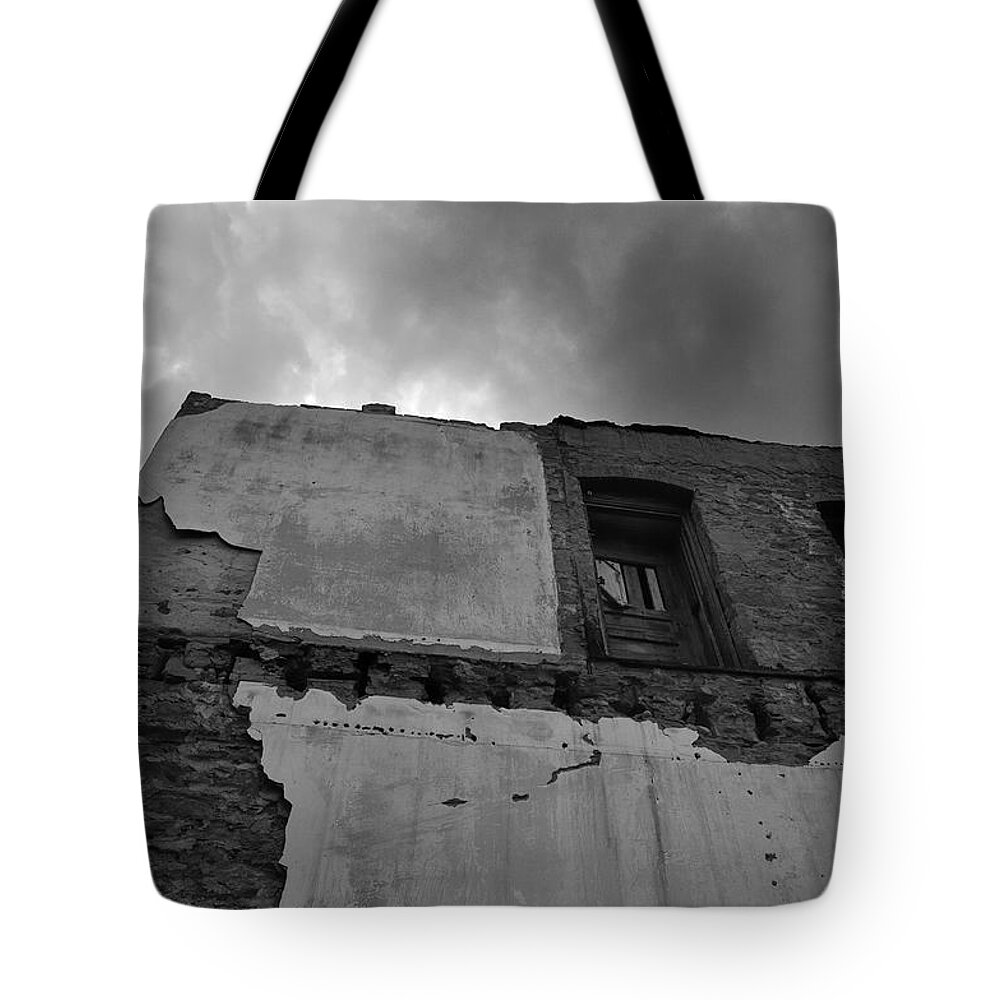 Buildings Tote Bag featuring the photograph The Door To by Ron Cline
