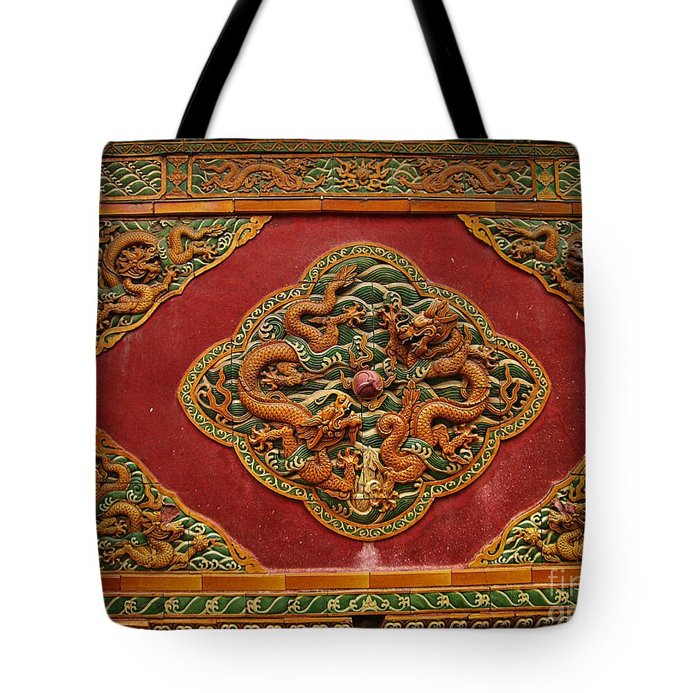 Dragon Tote Bag featuring the photograph The Dragon I by Xueling Zou