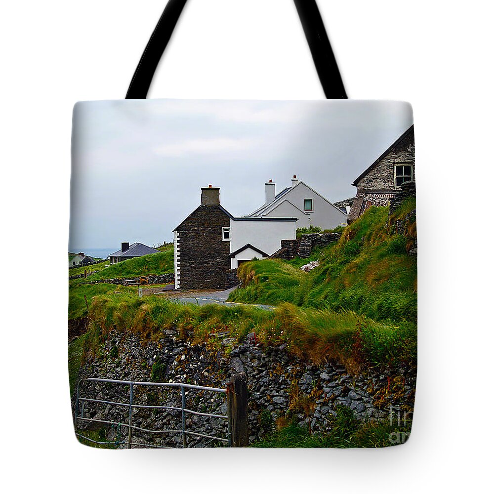 Fine Art Photography Tote Bag featuring the photograph The Irish Countryside on the Dingle Peninsula by Patricia Griffin Brett