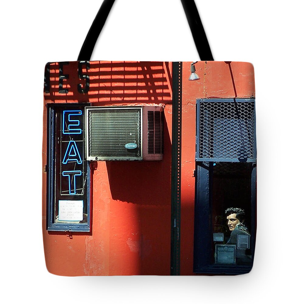 Photo Decor Tote Bag featuring the photograph The King Lives by Steven Huszar