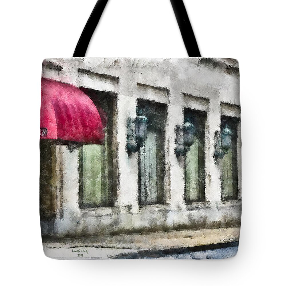 The Madison Hotel Tote Bag featuring the photograph The Madison by Trish Tritz