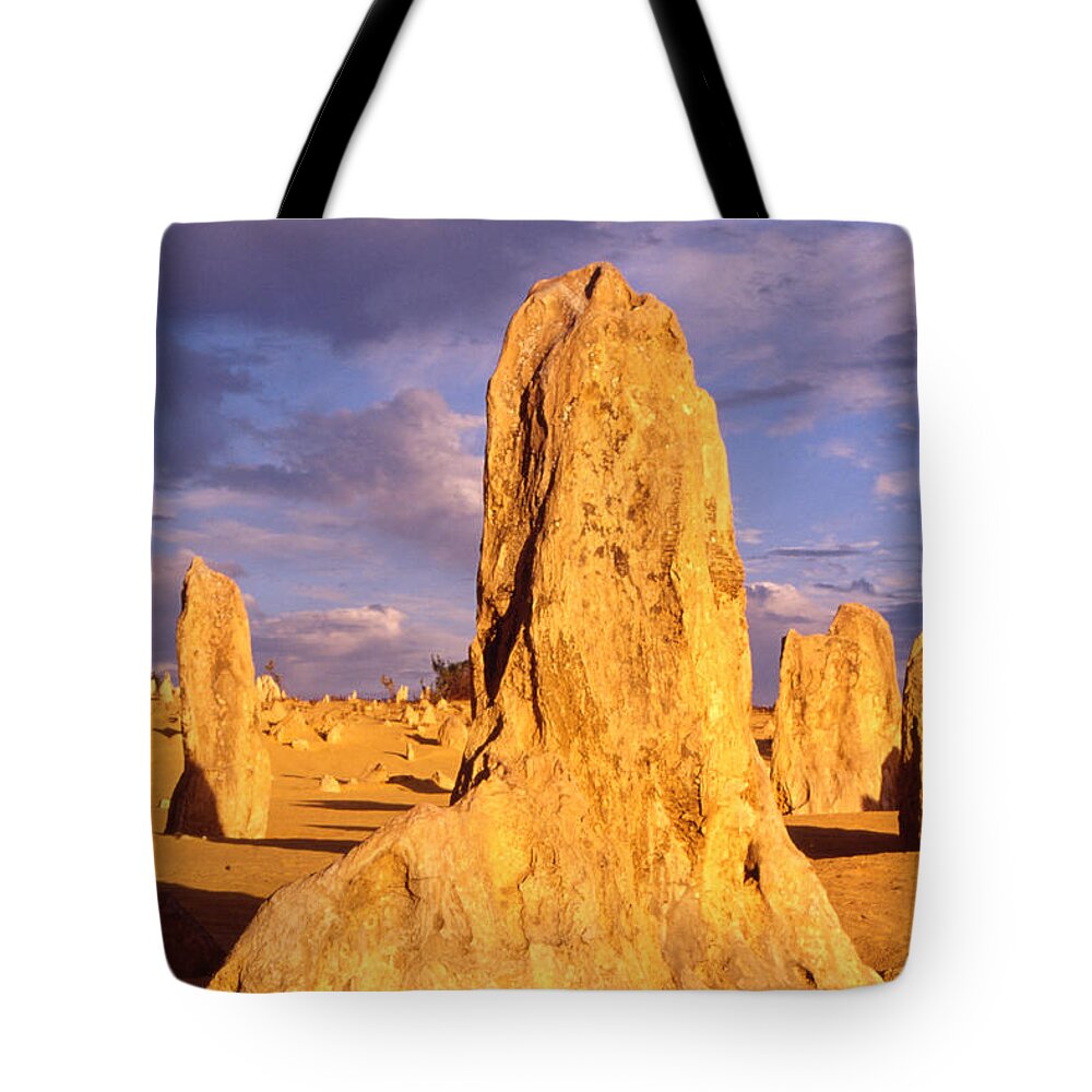 Pinnacles Tote Bag featuring the photograph The Pinnacles by Robert Caddy