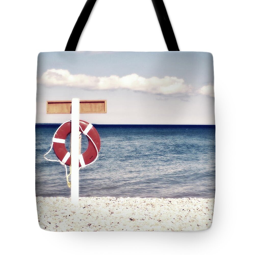 Point Nippigon Michigan Tote Bag featuring the photograph The Point by Marysue Ryan