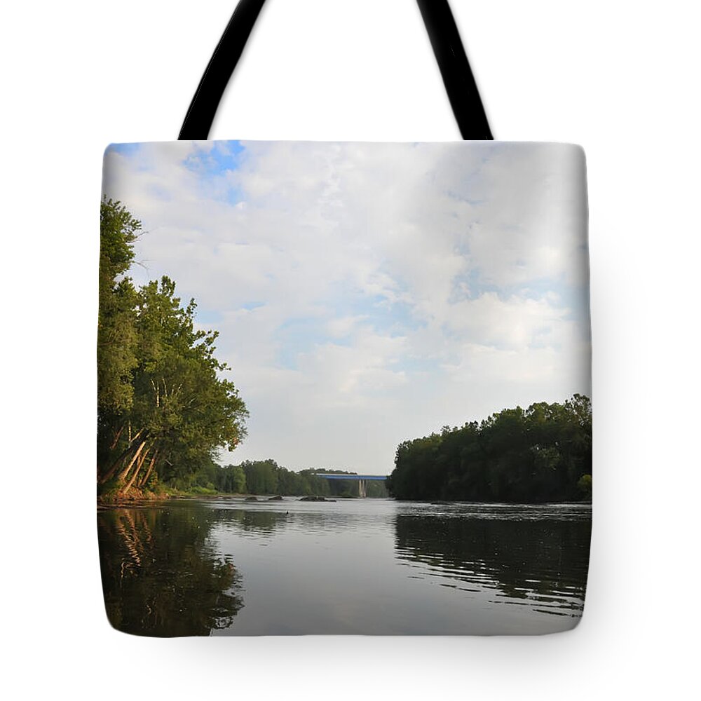 Schuylkill Tote Bag featuring the photograph The Schuylkill River at West Conshohocken by Bill Cannon