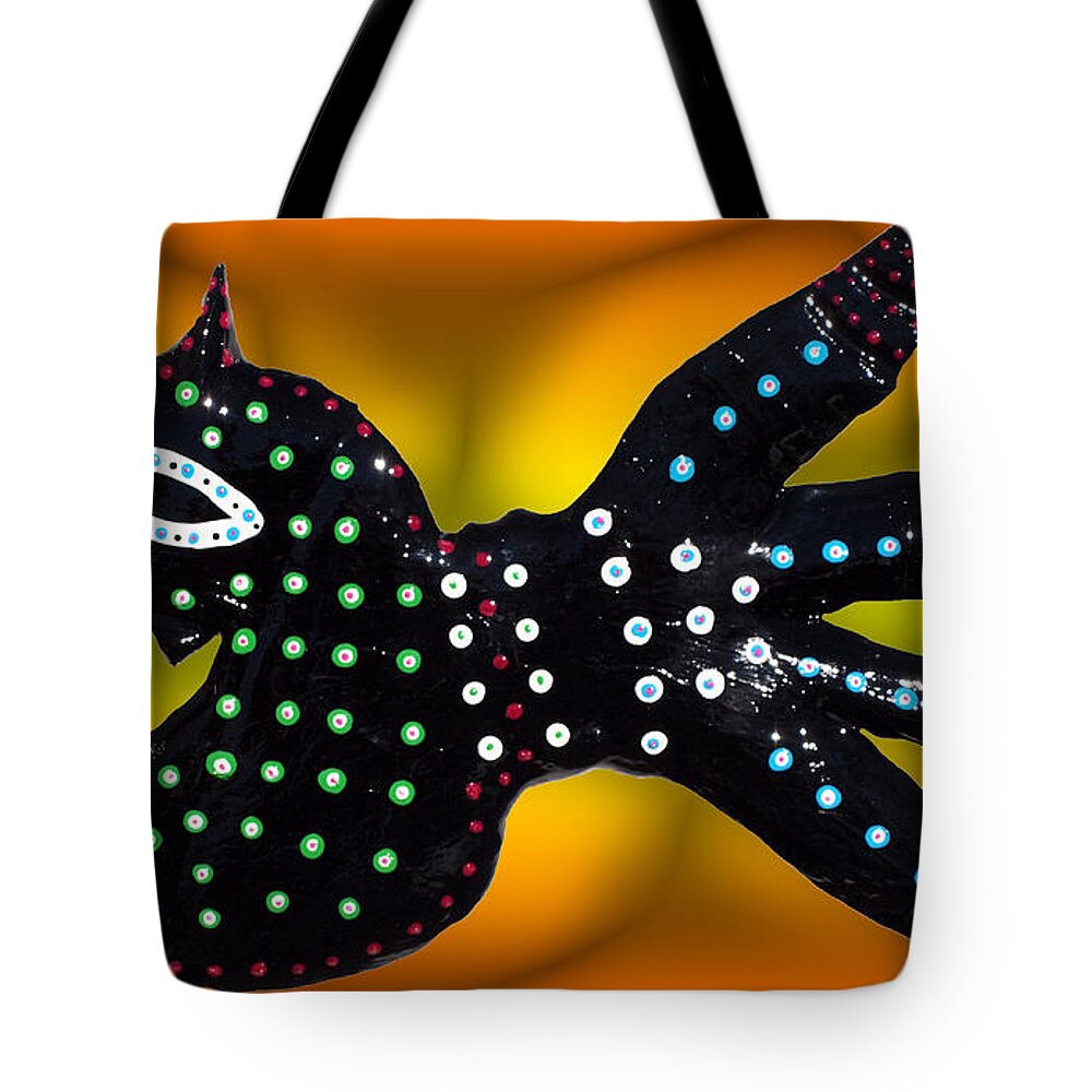 Fish Tote Bag featuring the photograph the smoking fish of New Orleans by Robert Margetts