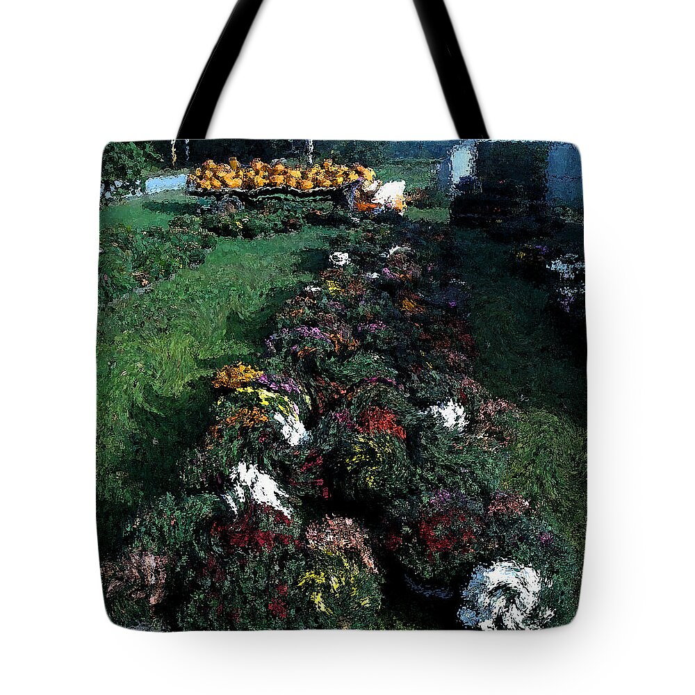 Farm Tote Bag featuring the photograph The Stand in Autumn by Wayne King
