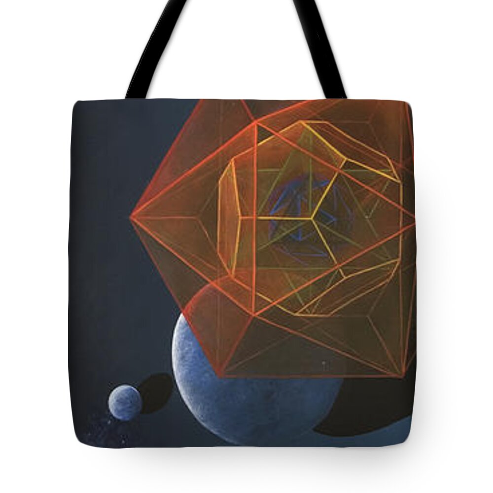 Woman Tote Bag featuring the painting The Two Kings by Nad Wolinska