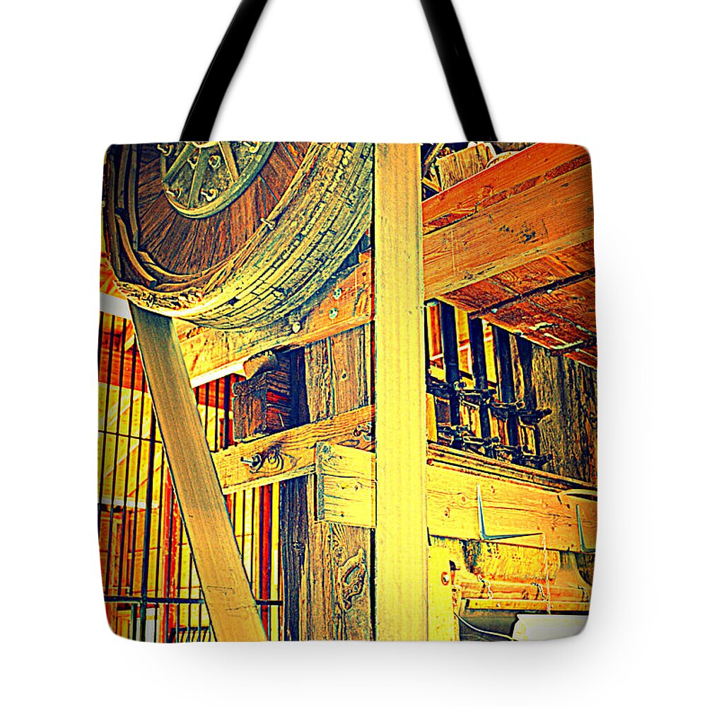 Old Mine Tote Bag featuring the photograph The Wizard by Diane montana Jansson