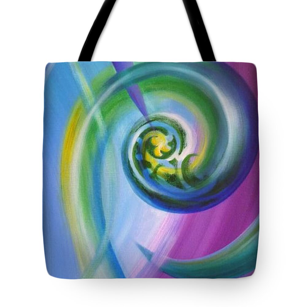 Reina Cottier Tote Bag featuring the painting Thrive by Reina Cottier