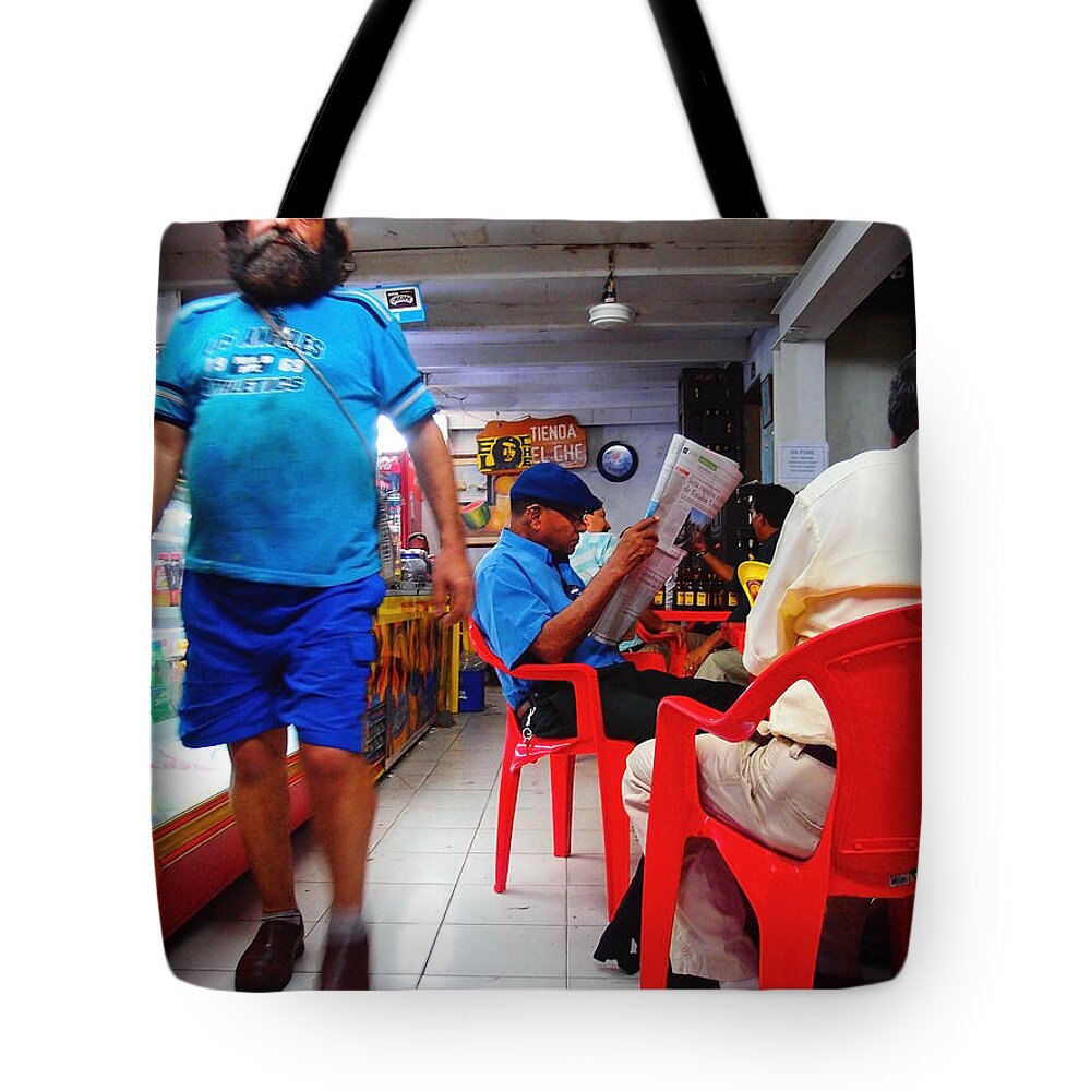 Tienda El Che Tote Bag featuring the photograph Tienda El Che by Skip Hunt