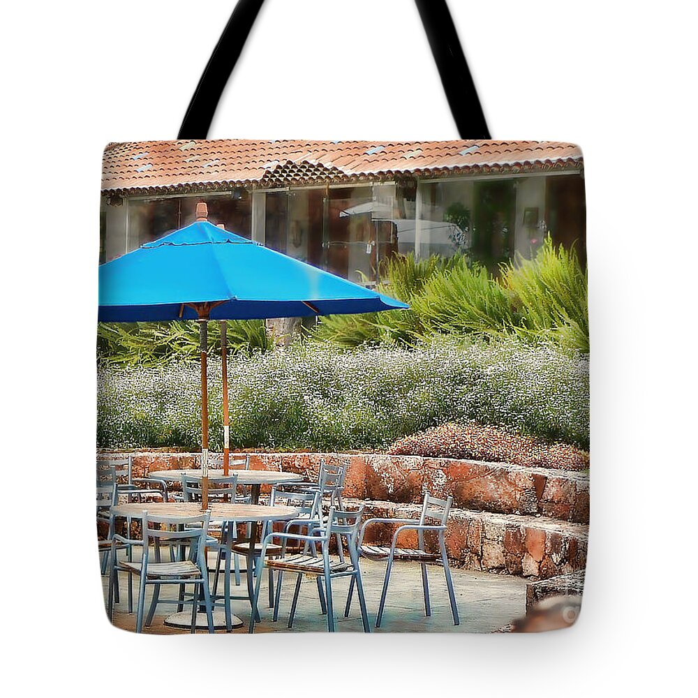 Julia Springer Tote Bag featuring the photograph Time for a break by Julia Springer