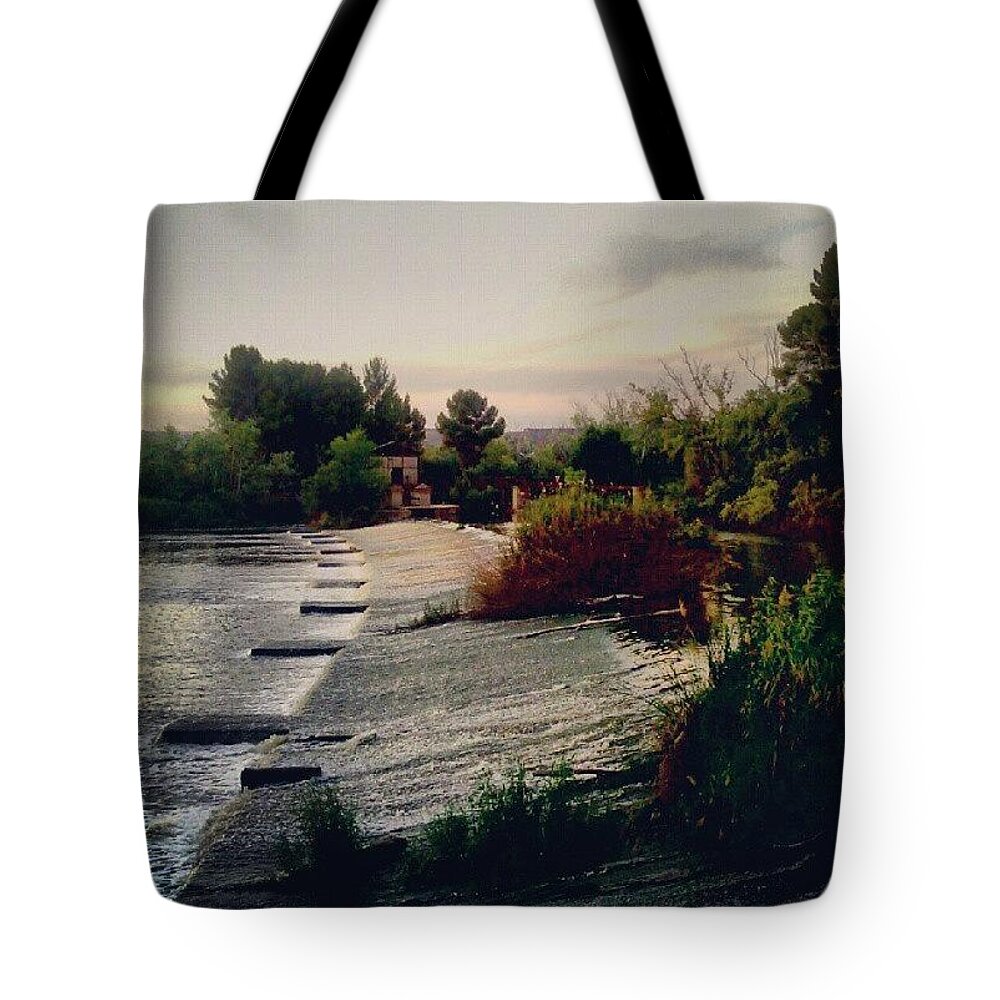 Landscape Tote Bag featuring the photograph #toledo #spain #hubnature by Javier Moreno 