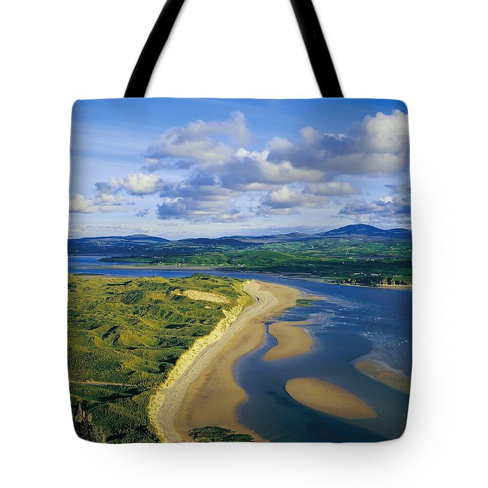 Beach Tote Bag featuring the photograph Trawbreaga Bay, Five Finger Beach by The Irish Image Collection 