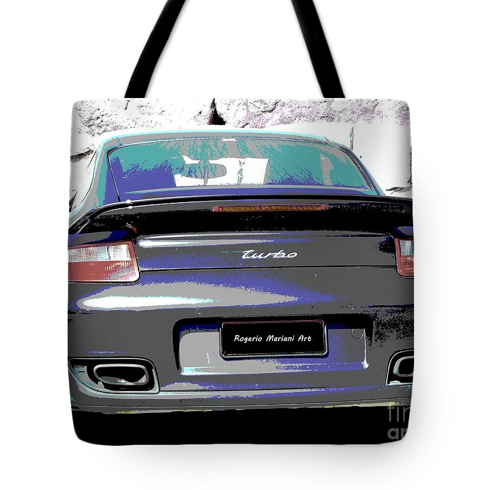 Turbo Tote Bag featuring the digital art Turbo Propulsion by Rogerio Mariani