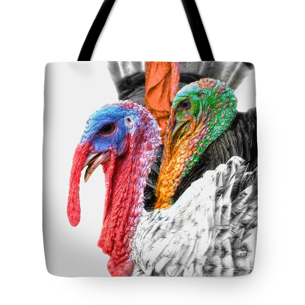 Yhun Suarez Tote Bag featuring the photograph Turkeys Delight by Yhun Suarez