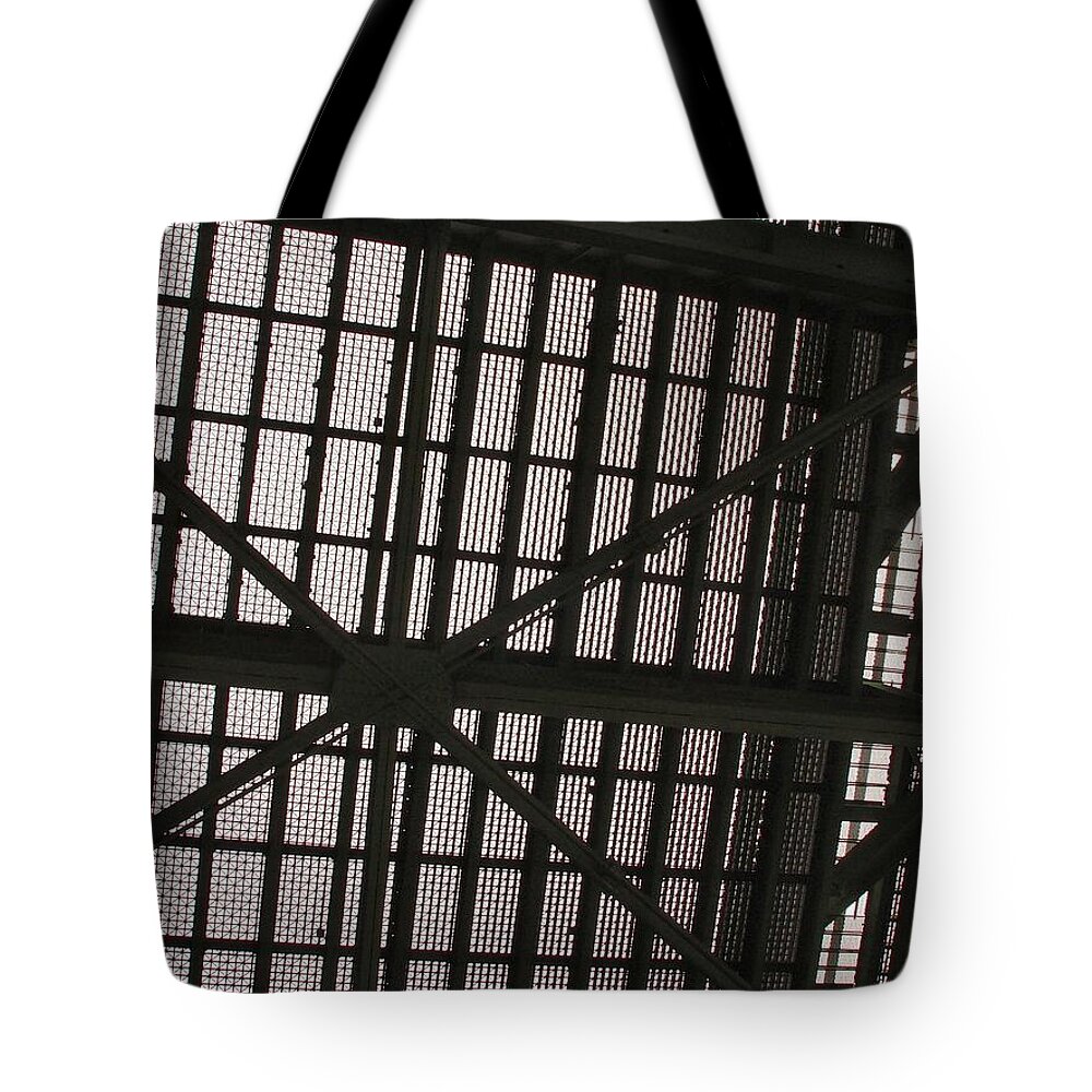 Bridge Tote Bag featuring the photograph Under The Bridge by Michael Merry