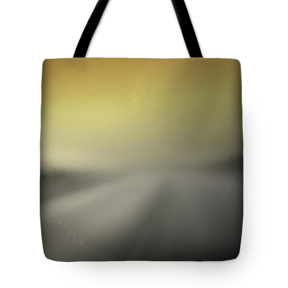 Road Tote Bag featuring the photograph Unfinished Business by Mark Ross
