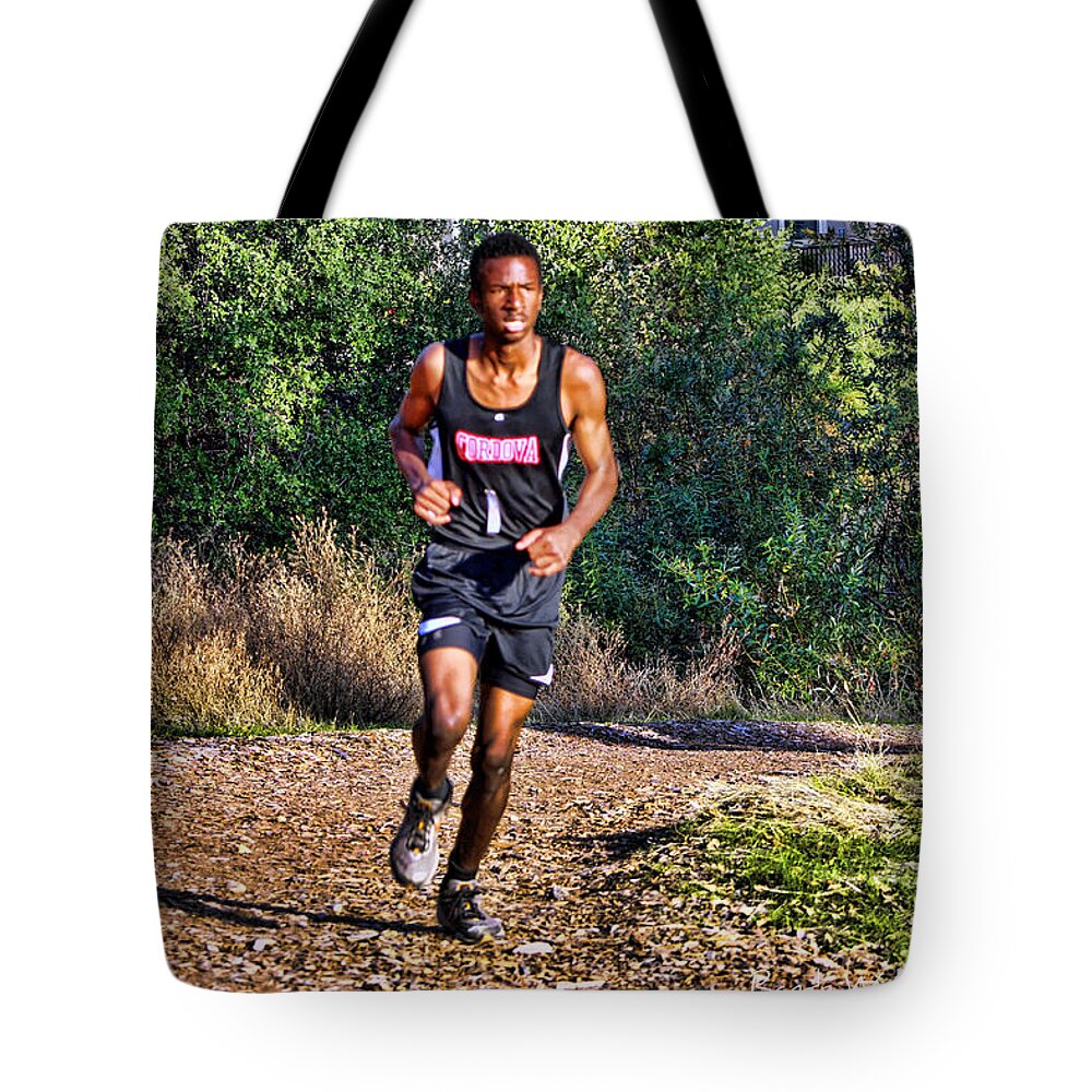 Cal Tote Bag featuring the photograph Uphill HDR by Randy Wehner