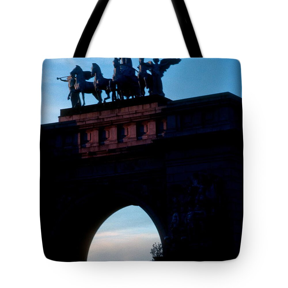 Gap Tote Bag featuring the photograph View From Brooklyns Grand Army Plaza by Mark Gilman