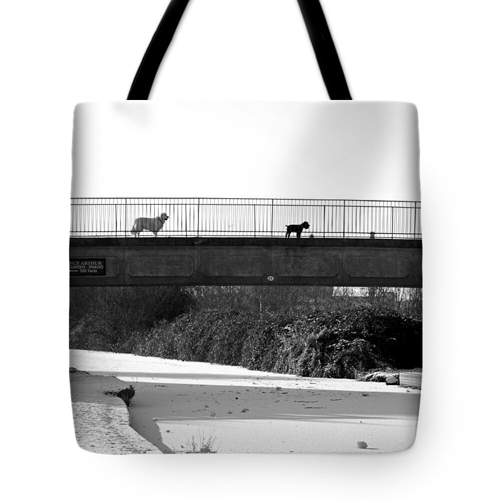 Burton On Trent Tote Bag featuring the photograph Watch Dogs by Rod Johnson