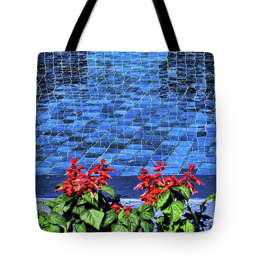Water Tote Bag featuring the photograph Water and Mirrors by Nora Martinez