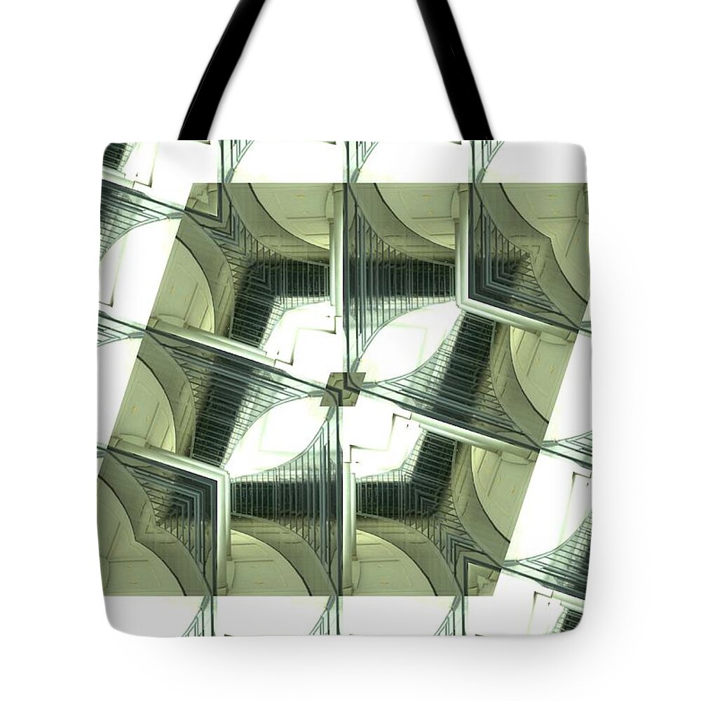 Window Tote Bag featuring the photograph Window Mathematical 2 by Donna Brown