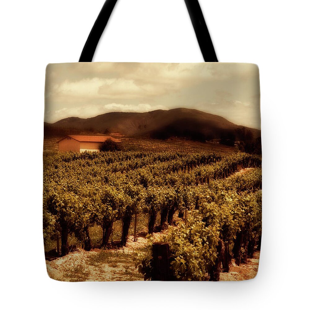 California Tote Bag featuring the photograph Wine Country by Peter Tellone