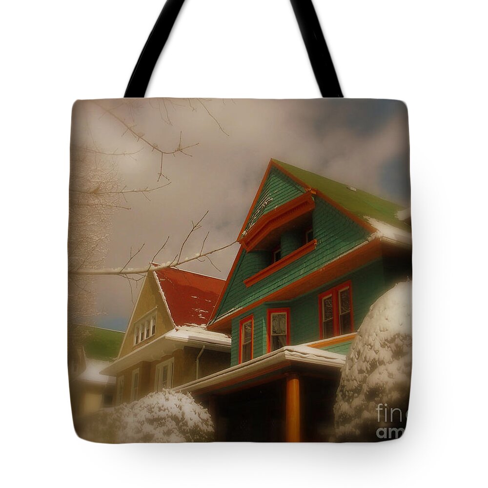 Winter Tote Bag featuring the photograph Winter on Rugby Road by Mark Gilman