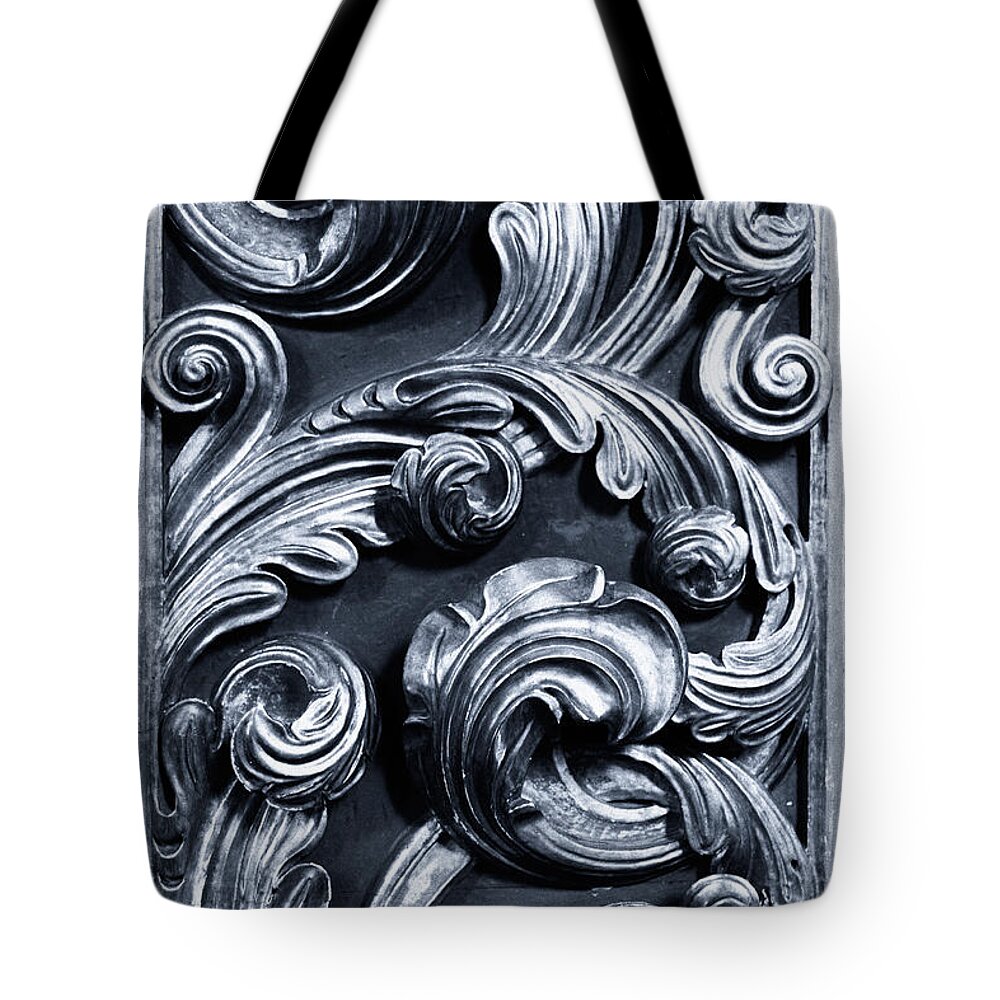 Wood carving patterns Tote Bag by Gaspar Avila - Fine Art America