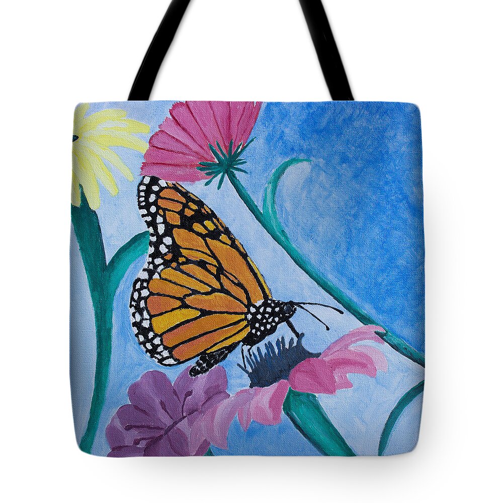 Acrylic Tote Bag featuring the painting Work In Progress by Heidi Smith