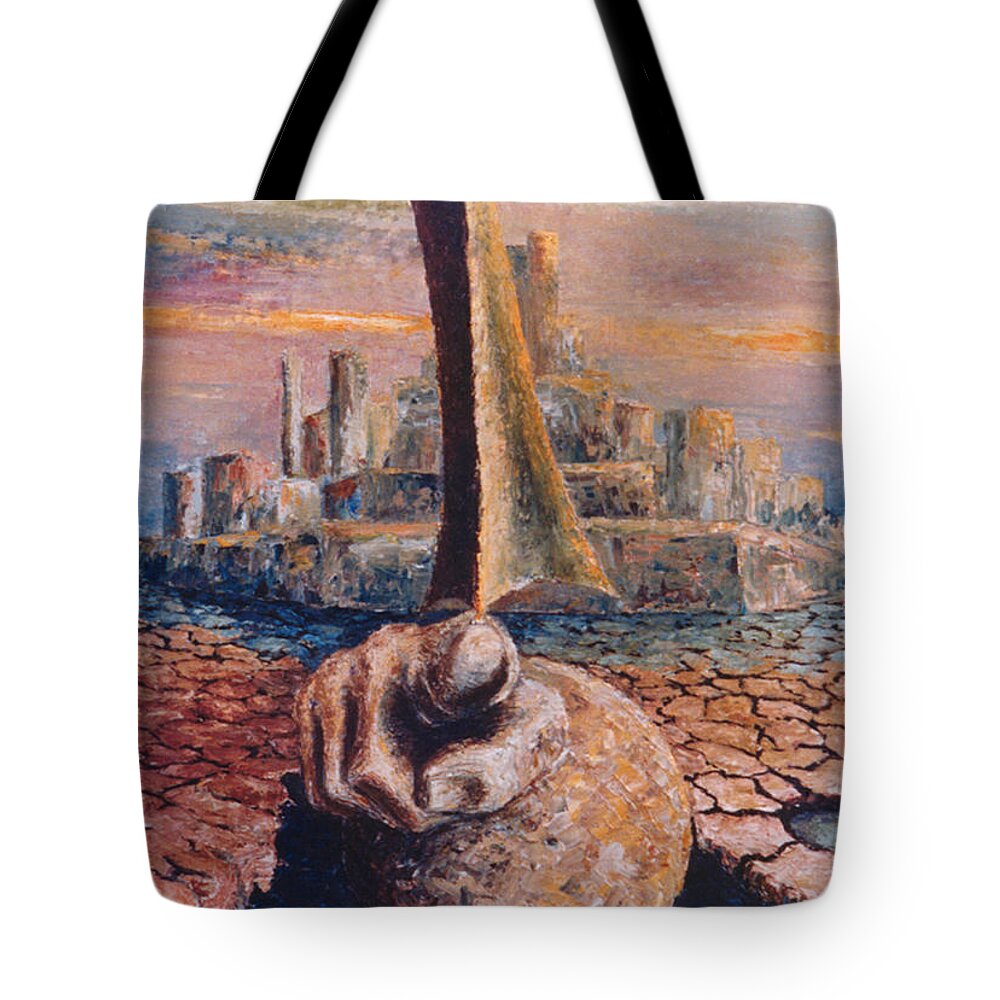 You Tote Bag featuring the painting You by Eva-Maria Di Bella