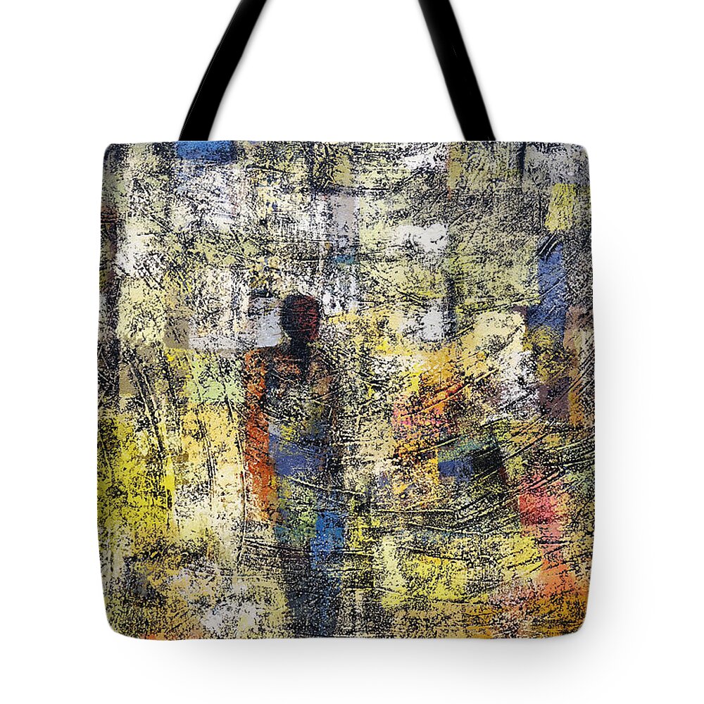  Tote Bag featuring the painting ------- by Ronex Ahimbisibwe