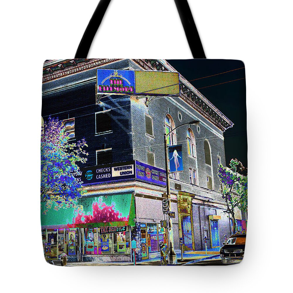 Fillmore Tote Bag featuring the photograph The Fillmore West by Tom Kelly