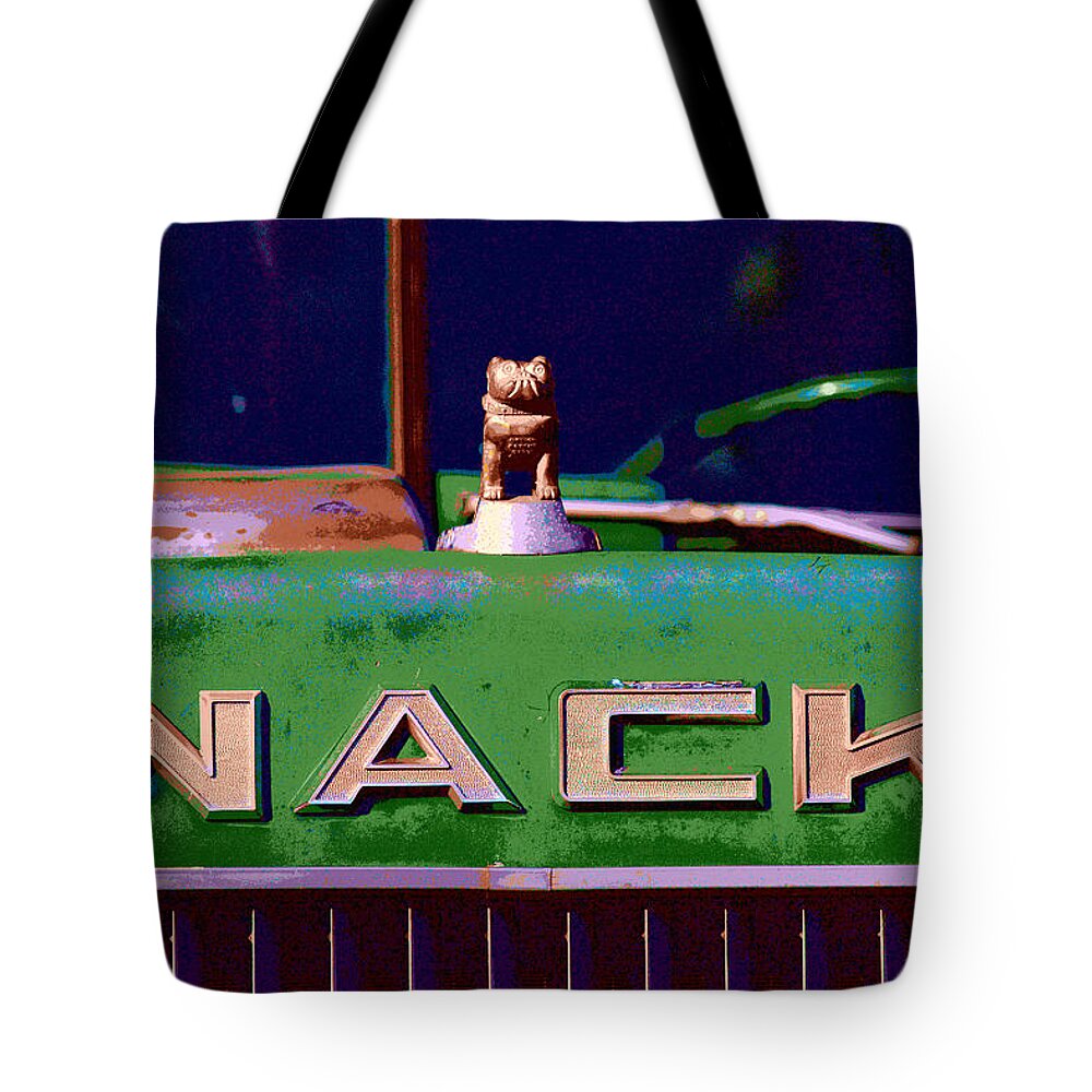 Truck Tote Bag featuring the photograph Wack Truck by William Jobes