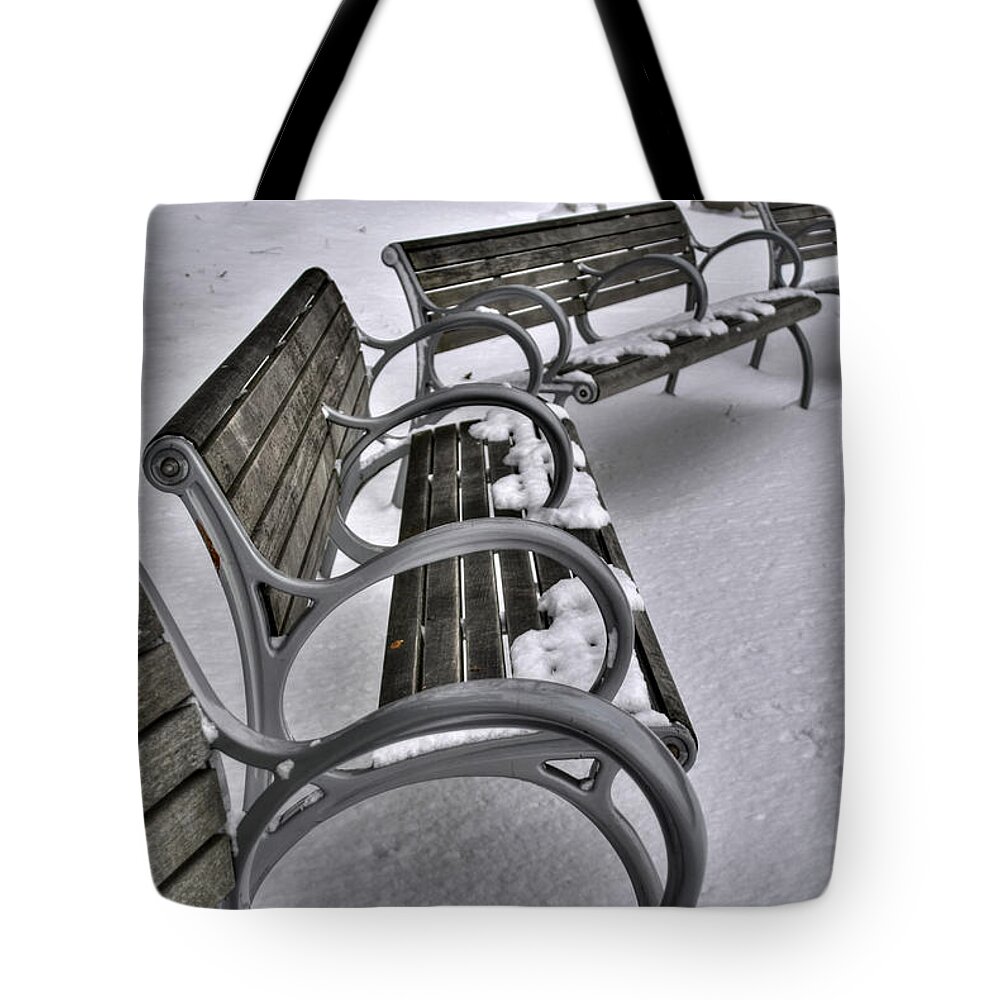 Buffalo Tote Bag featuring the photograph 03 Patience Keeps Me Waiting by Michael Frank Jr