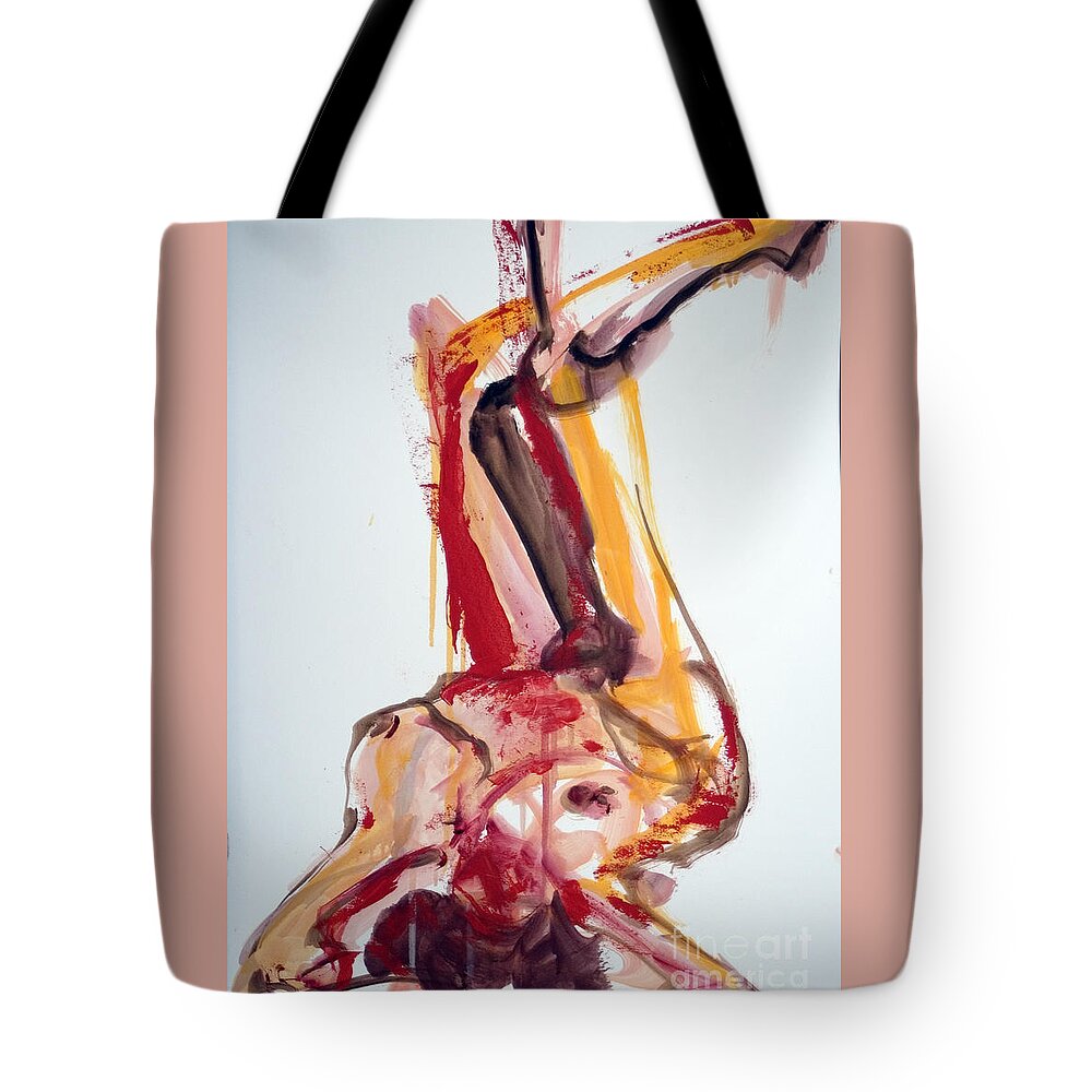 Female Tote Bag featuring the painting 04528 Southern Comfort by AnneKarin Glass