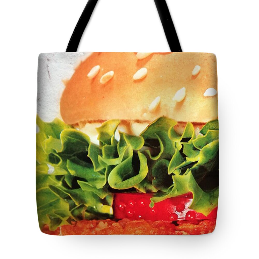 Hamburger Tote Bag featuring the photograph A treat #2 by Rosita Larsson