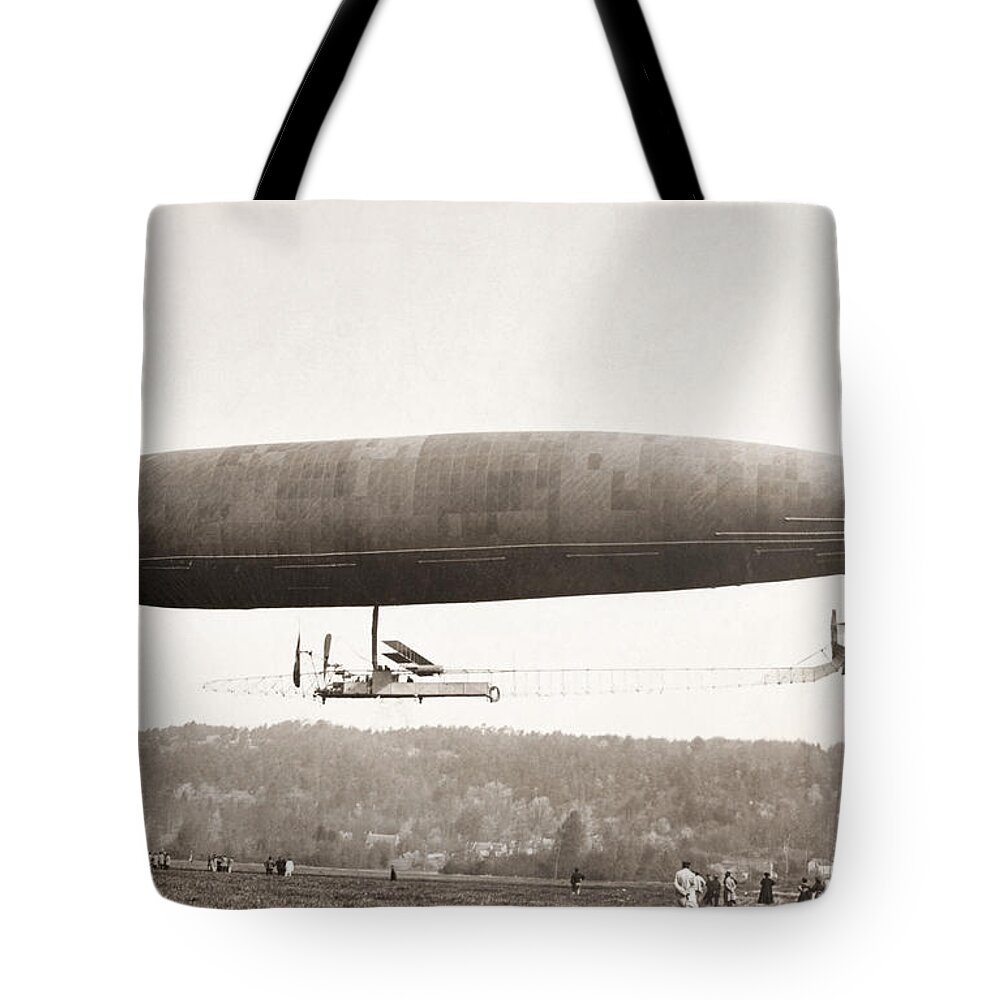  Tote Bag featuring the painting Airship #1 by Granger