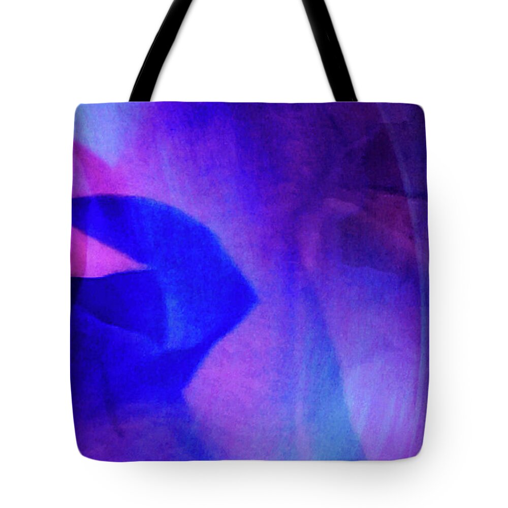 Abstract Tote Bag featuring the painting Allure #1 by Gerlinde Keating