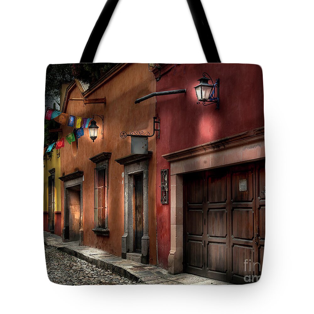 Street At Night Tote Bag featuring the photograph 1 A.M. Street Photo by Barry Weiss