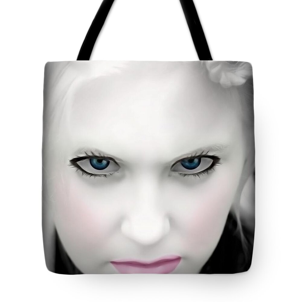 Fantasy Tote Bag featuring the photograph Anger #1 by Jon Volden