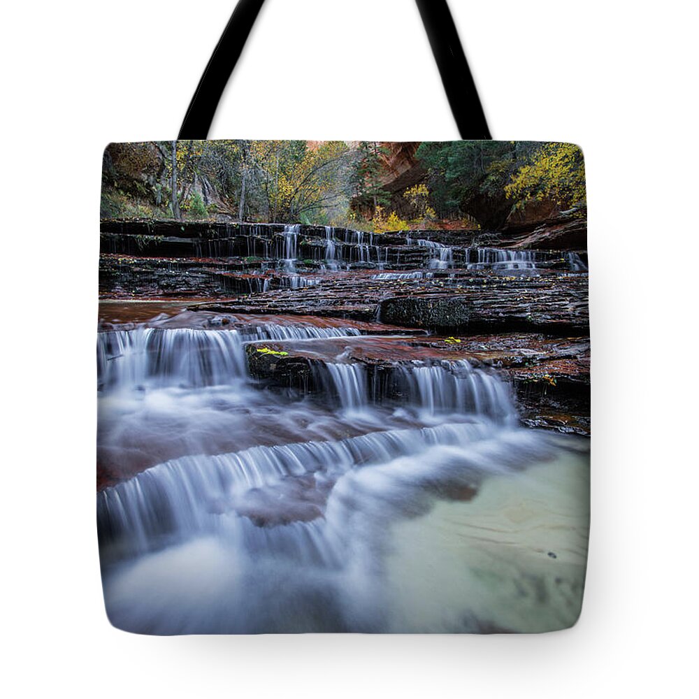 Zion Tote Bag featuring the photograph Arch Angel Falls by Wesley Aston